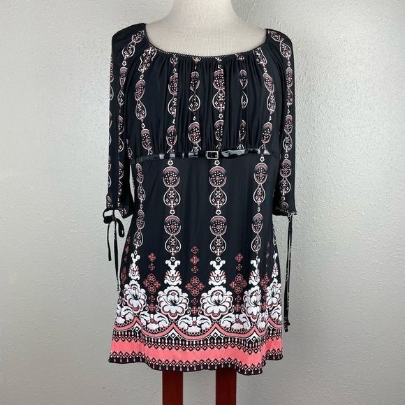 Studio 1940 Boho Tunic Top Size M EUC - Picture 1 of 6